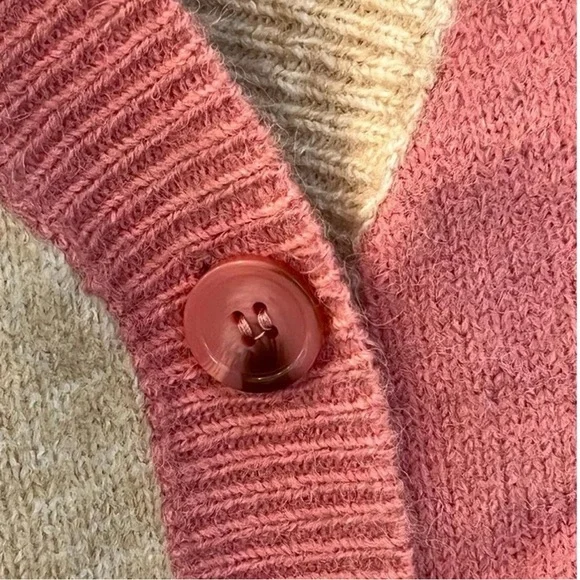 PEACH LOVE CALIFORNIA oversized cardi sz S M L - Picture 9 of 9